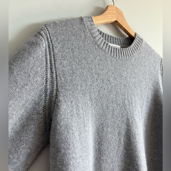 Yerse Wool Gray Knit Sweater Dress | Size Small - Picture 5 of 7